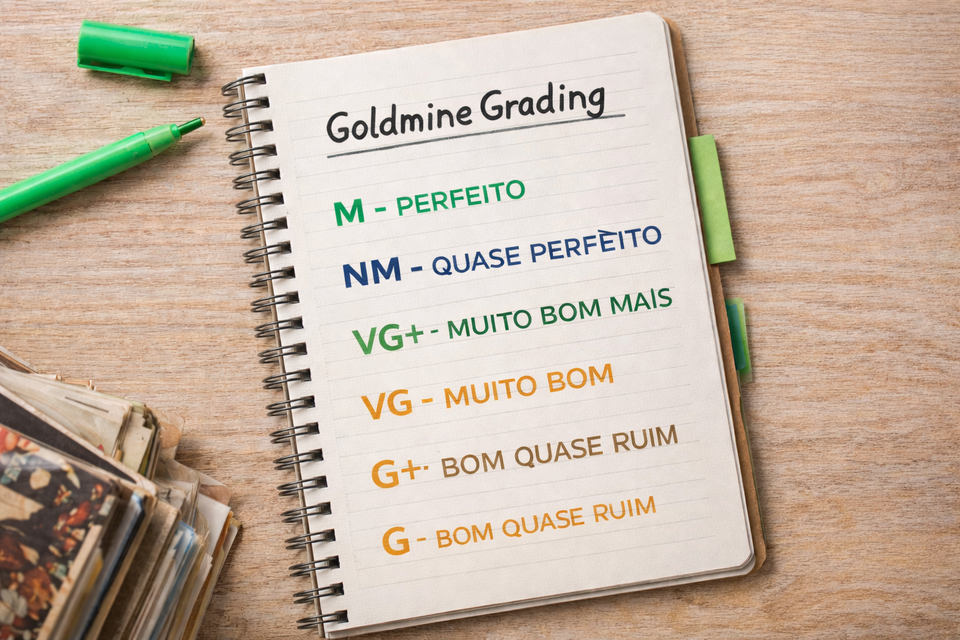 Guia Definitivo: Como classificar o estado dos seus discos (O Sistema Goldmine)